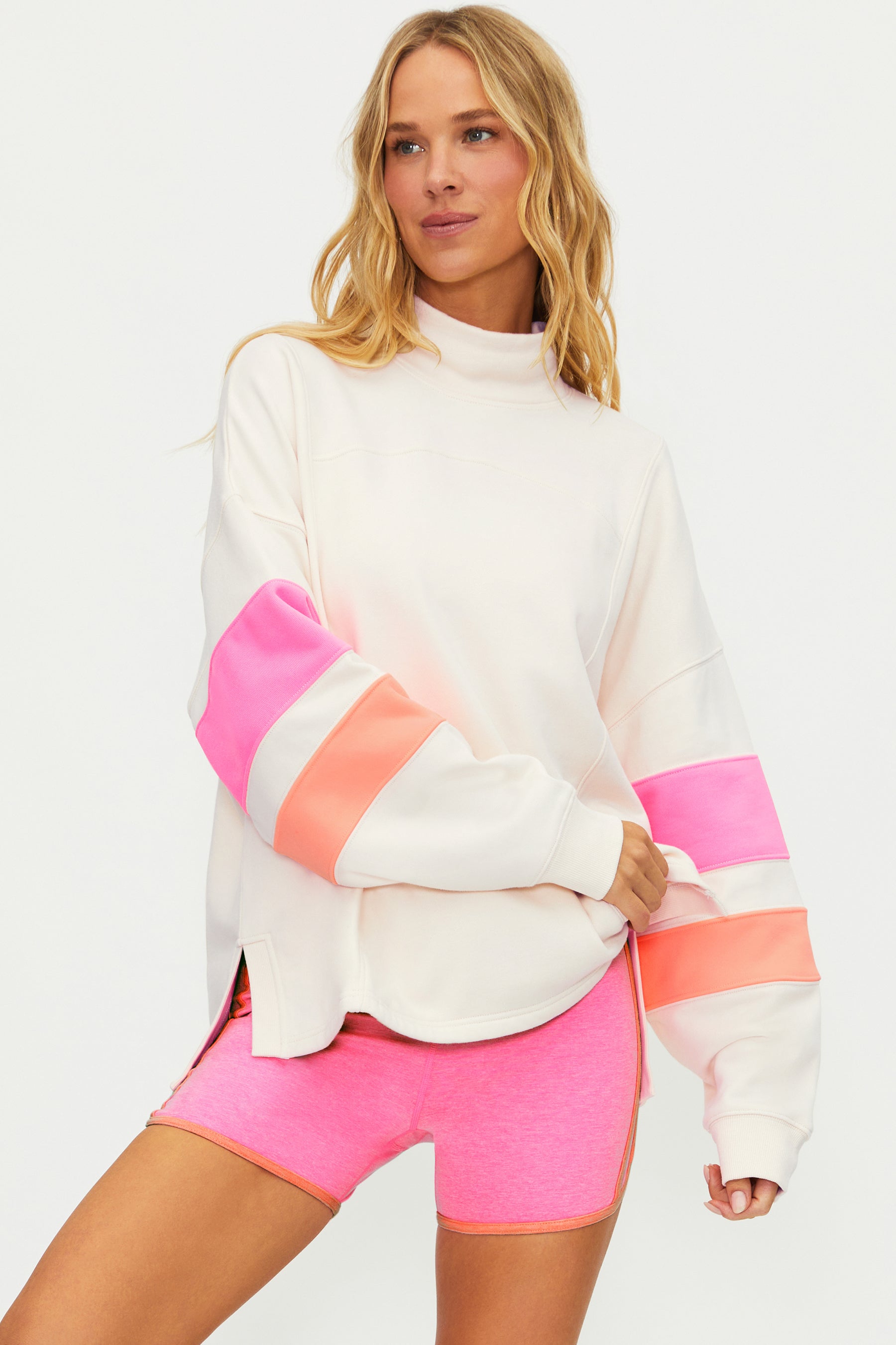 Beach Riot Jaylyn Shoreline Colorblock Sweatshirt | Sweatshirt| Coco Kimino