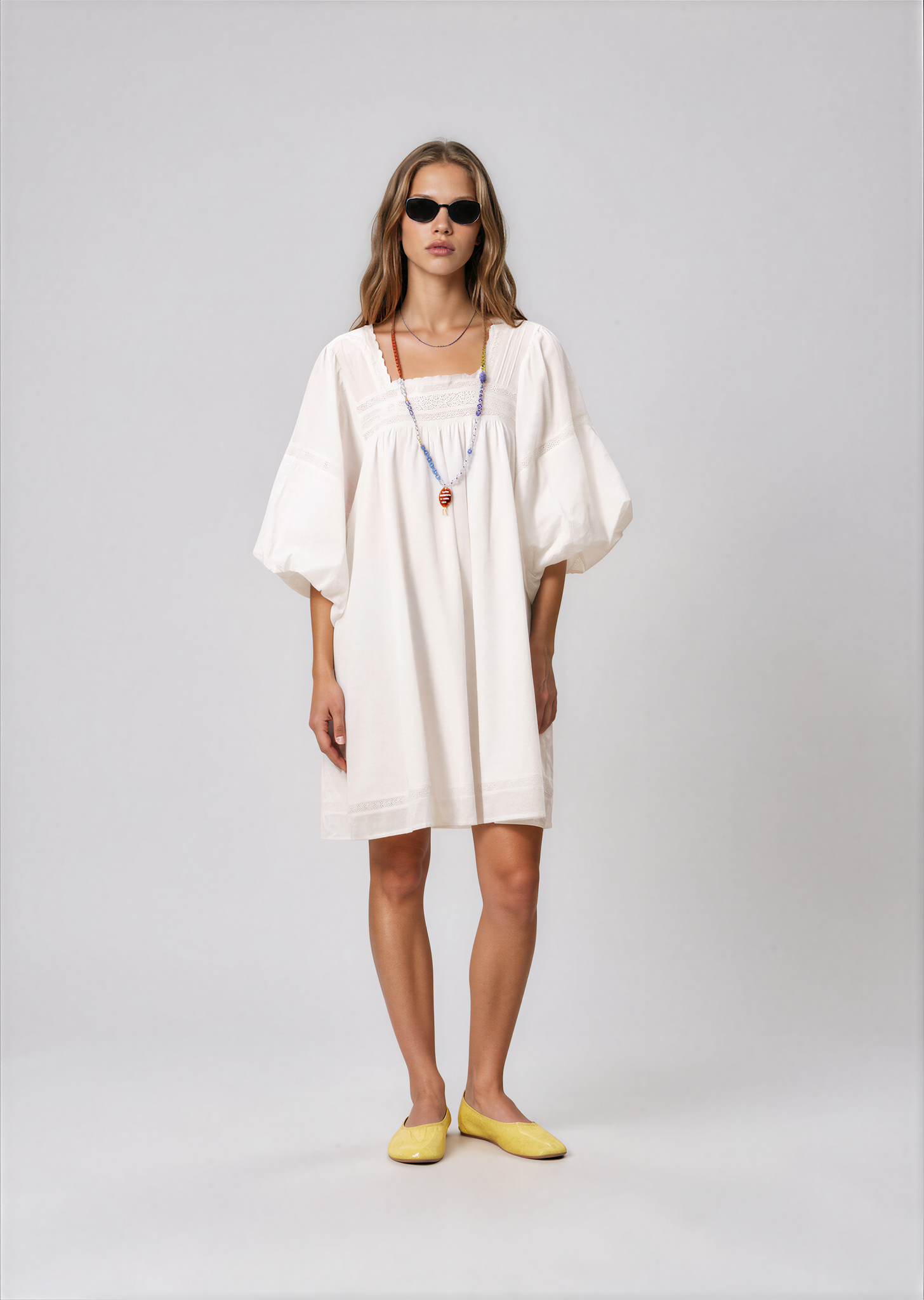 FRNCH Lorelei Cream Dress