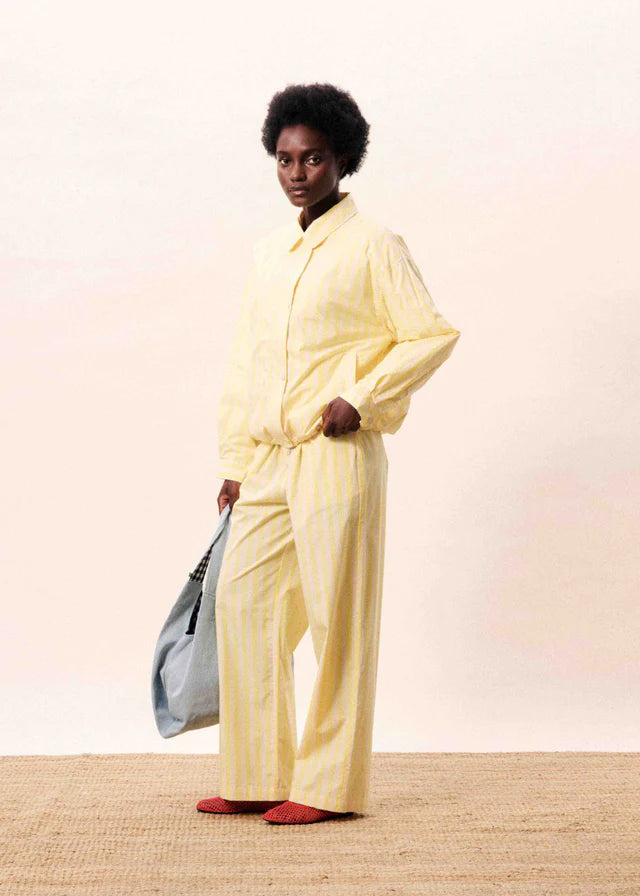 FRNCH Mira Butter Yellow Pants