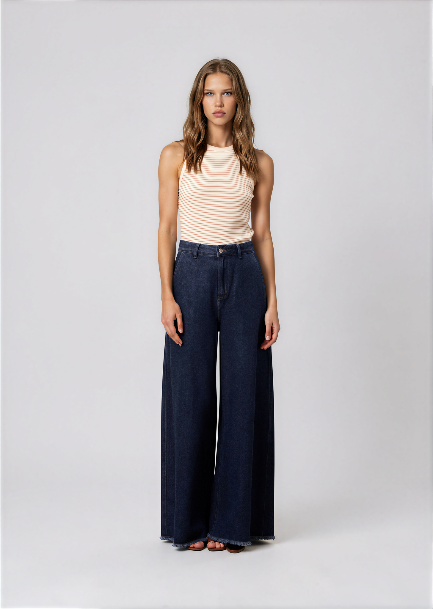 FRNCH Volga Striped Tank Top