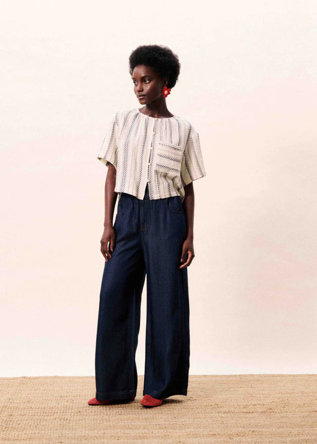 FRNCH Valea Cream Top