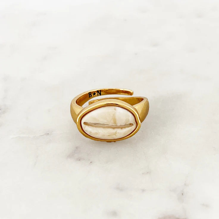 Cowrie Shell Ring