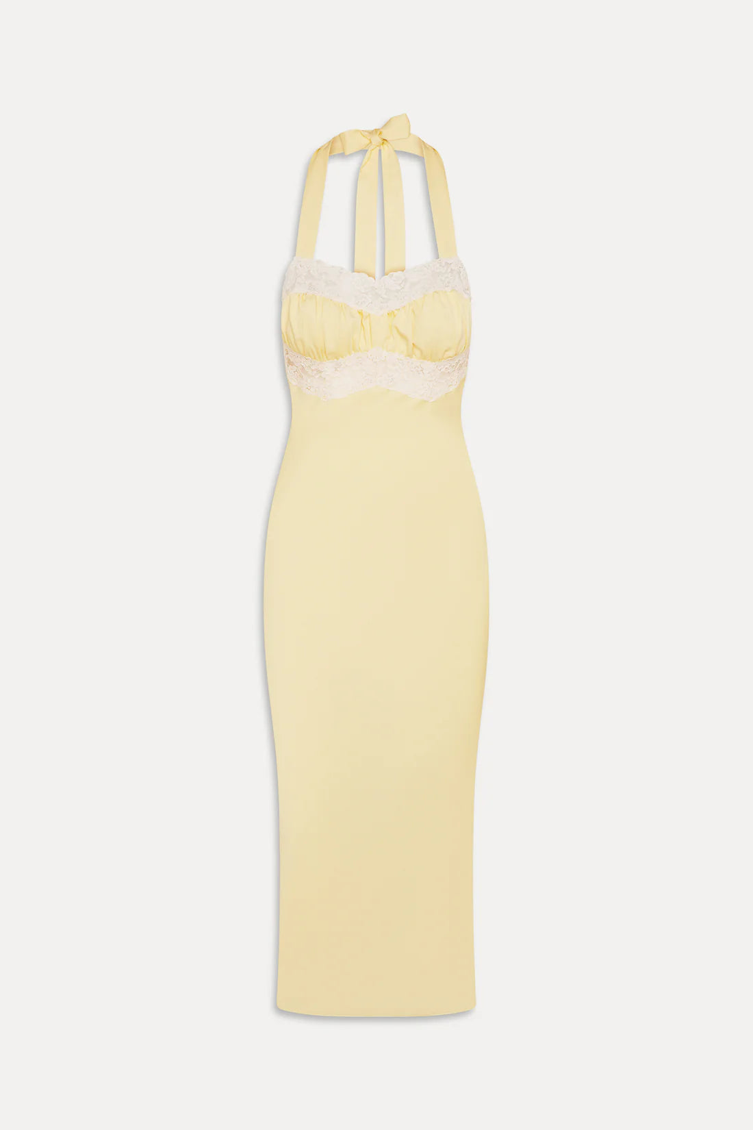 Frankies Bikinis Darcy Whipped Butter Satin Midi Dress