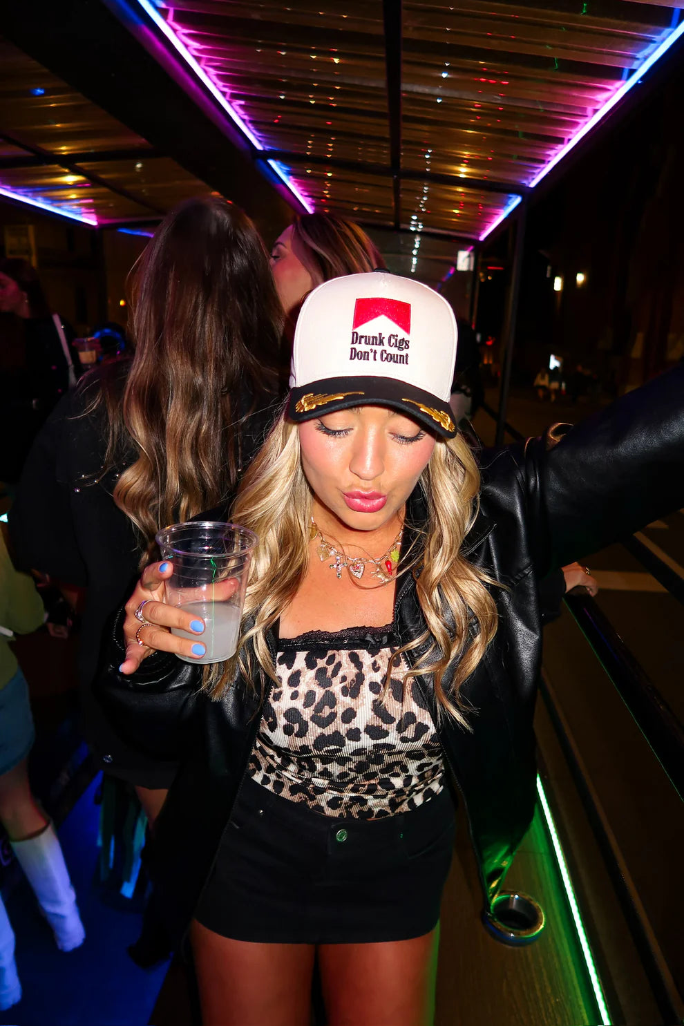 Drunk Cigs Hat | Black Natural
