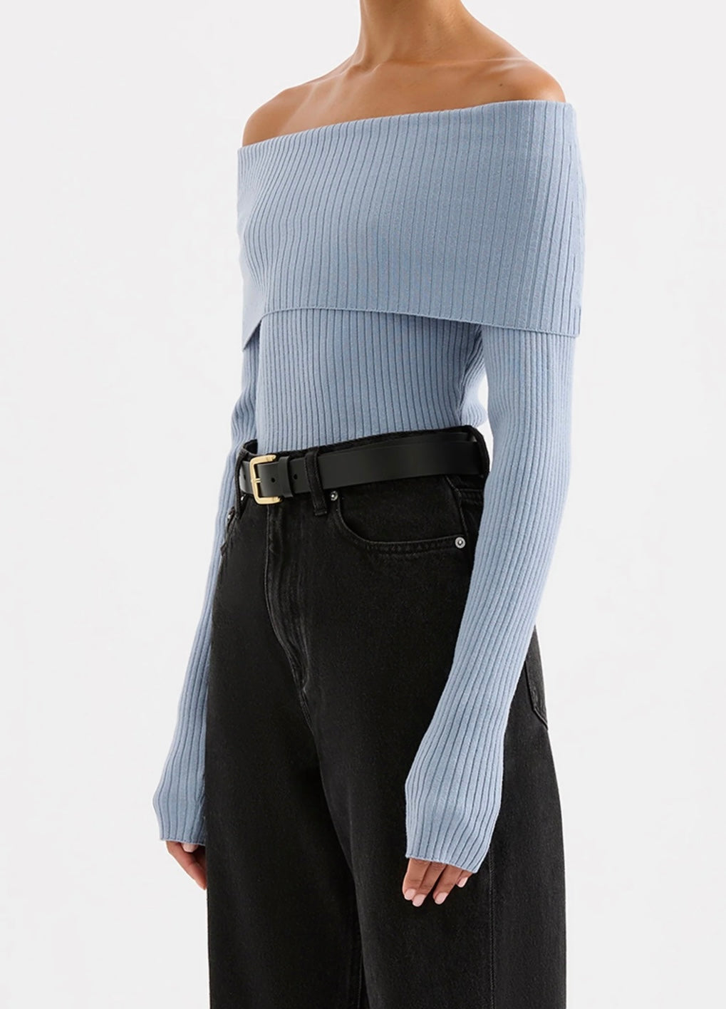 Krishna Off Shoulder Knit Top