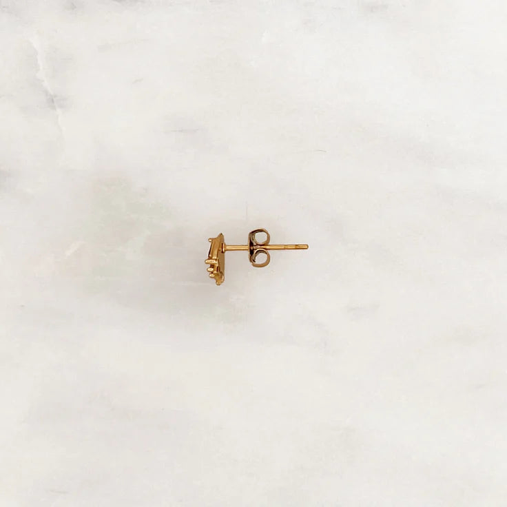 Moon Fish Stud Earrings