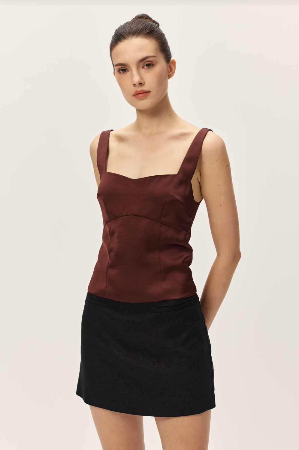 Elodie Avelina Brown Top