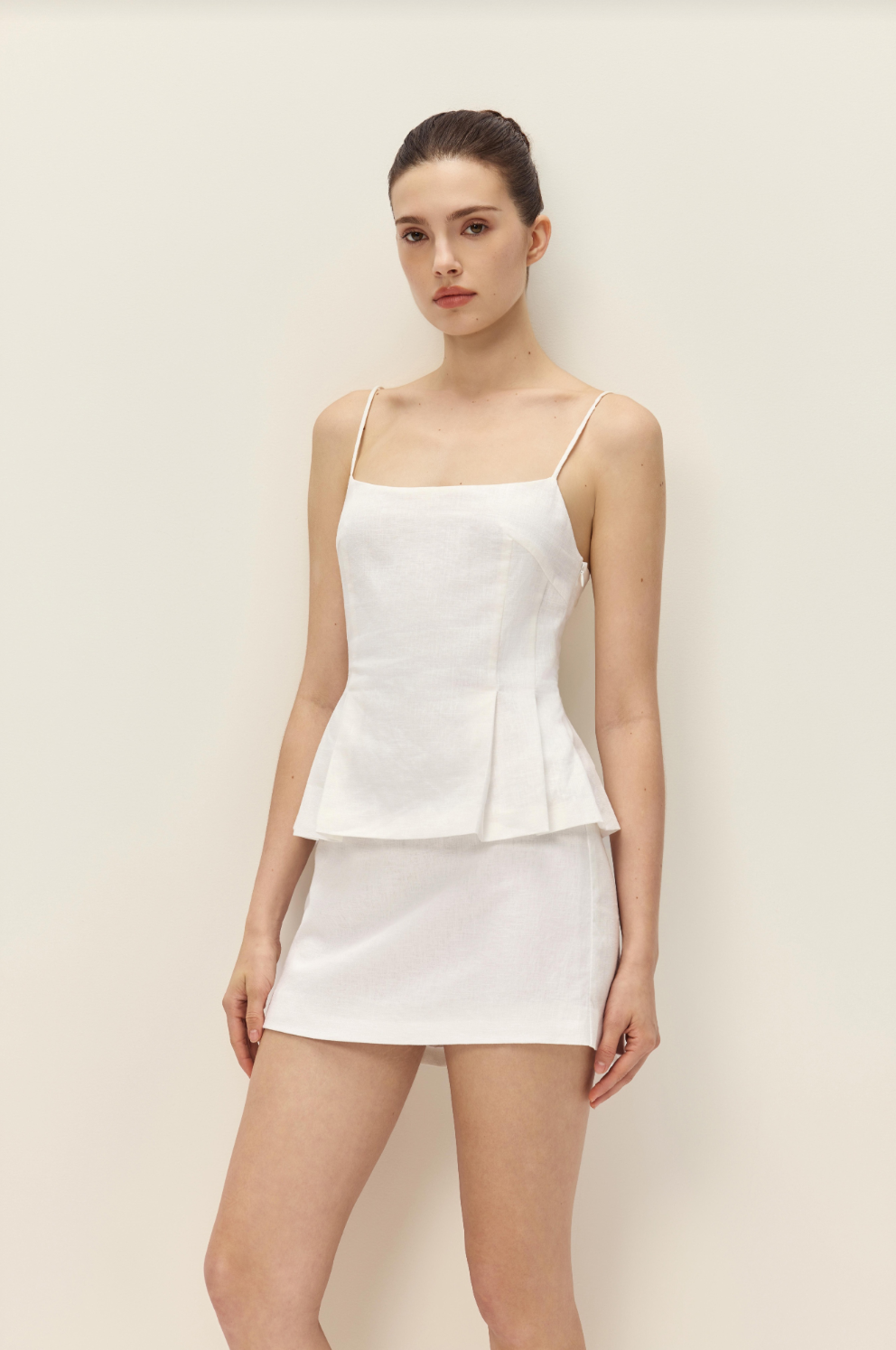 Elodie Ellery White Mini Skirt | Skirt | Coco KImono