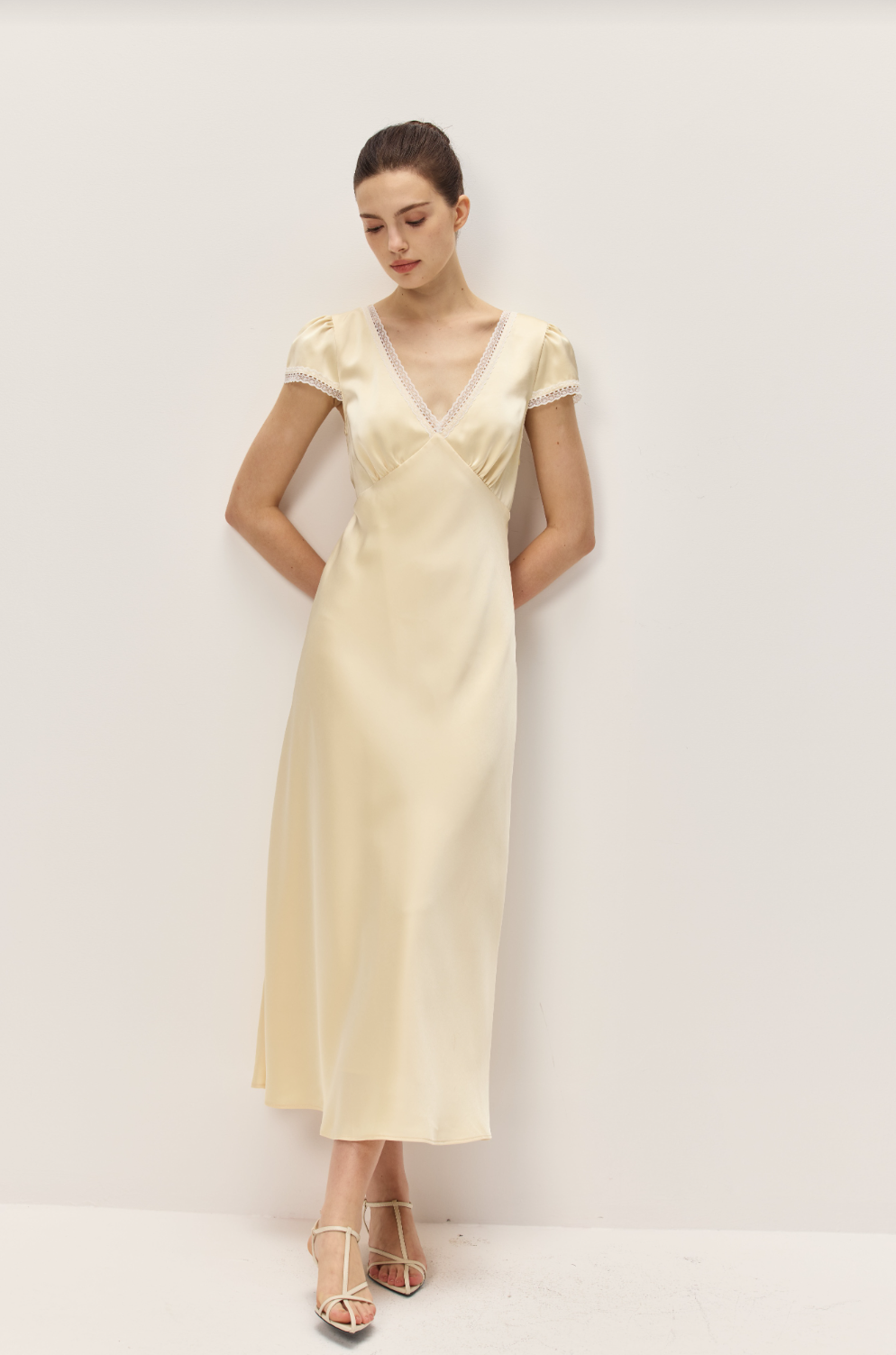 Elodie Ondine Butter Yellow Dress | Special Event Dress | Coco Kimono