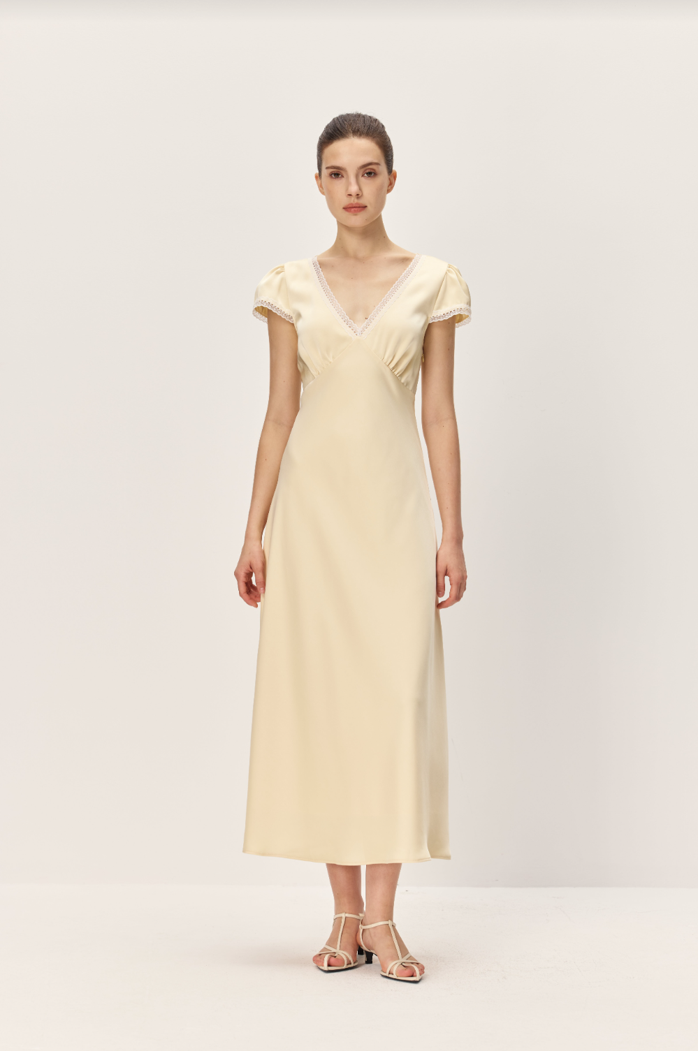 Elodie Ondine Butter Yellow Dress | Special Event Dress | Coco Kimono