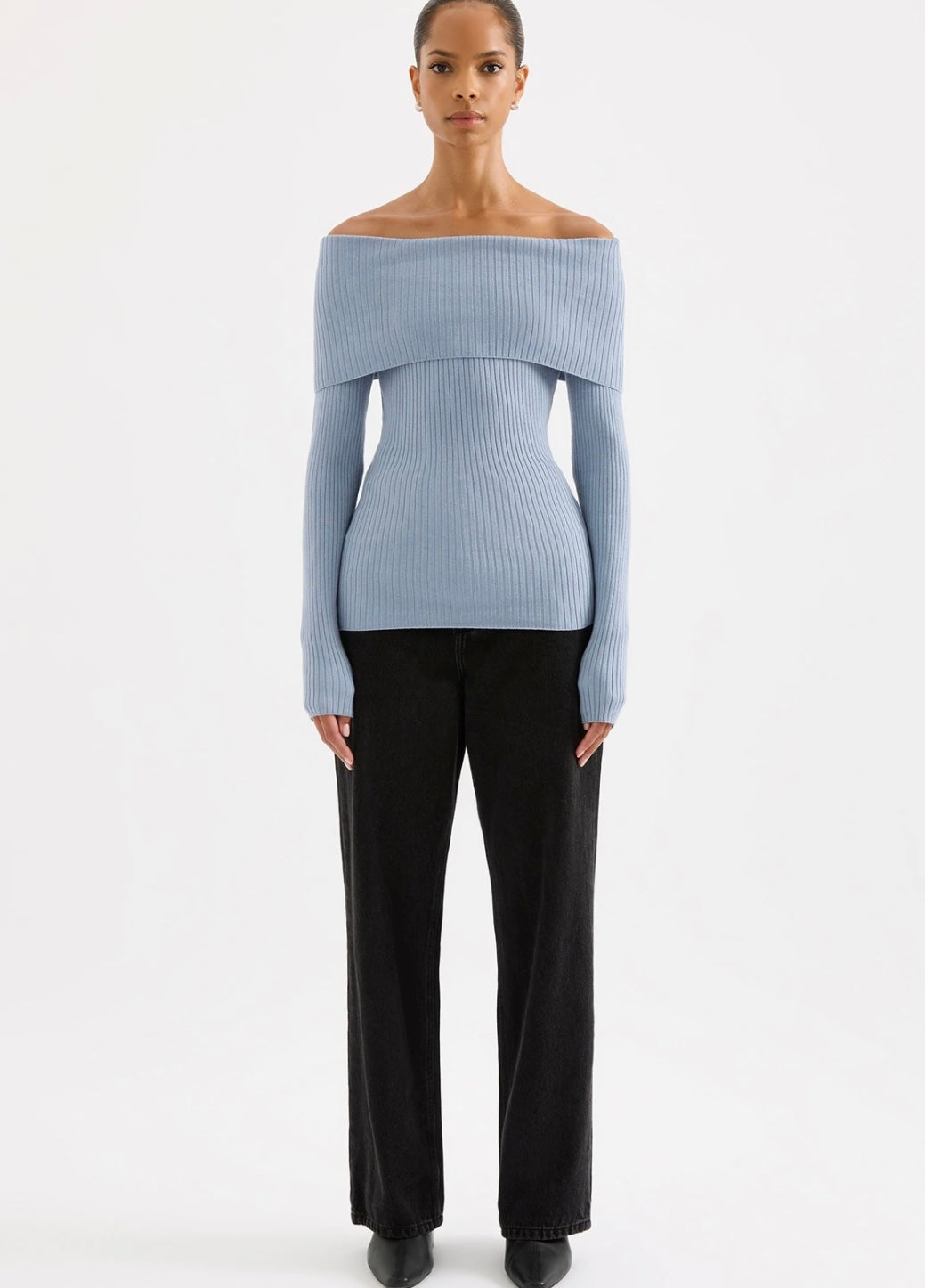 Krishna Off Shoulder Knit Top