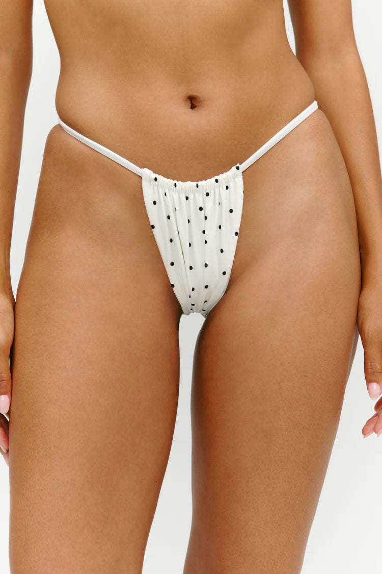 Frankies Bikinis Adore Satin Bikini Bottom Bride to Be