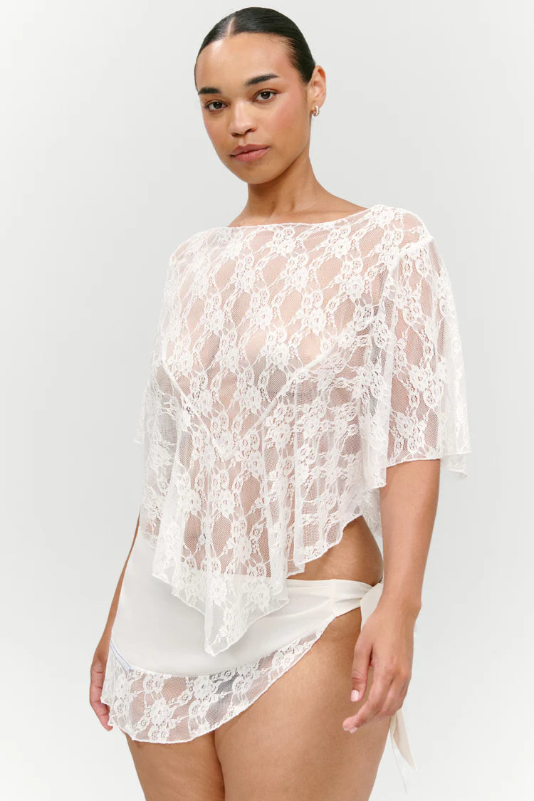 Romantic Lace Blouse Sunday Ceremony