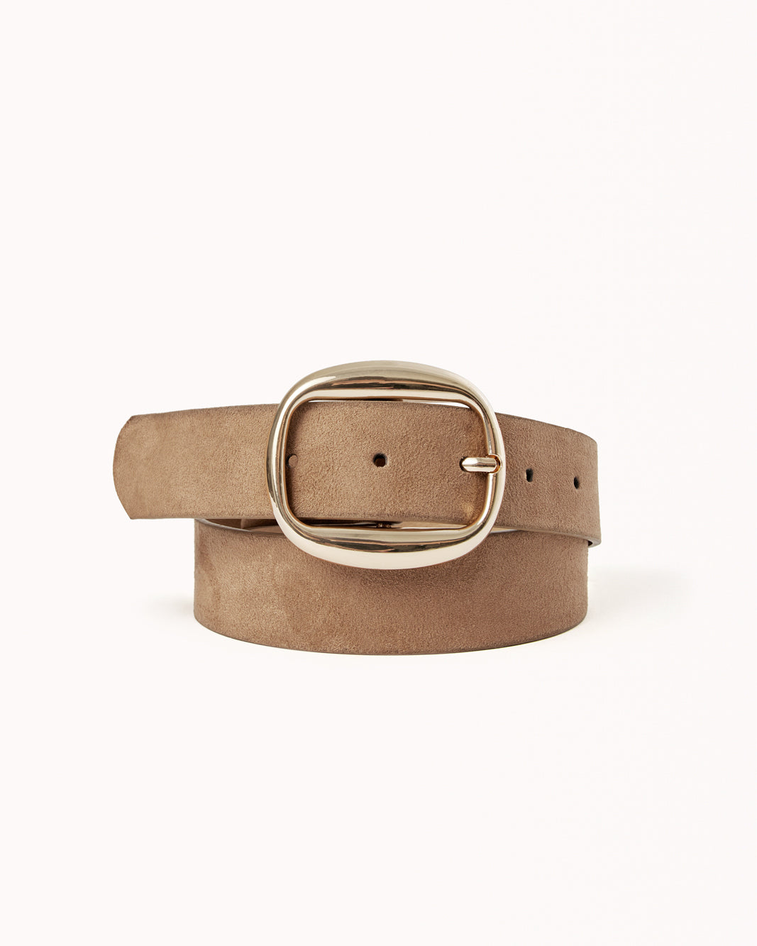 Georgina Belt Sandstone Suede