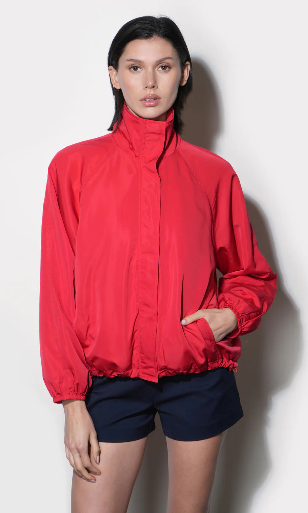 Greylin Gabrielle Lightweight Funnel Neck Jacket