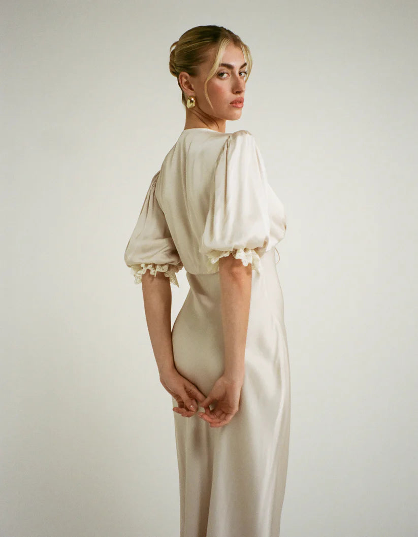 Rumored Honey Duster Maxi Dress Dove