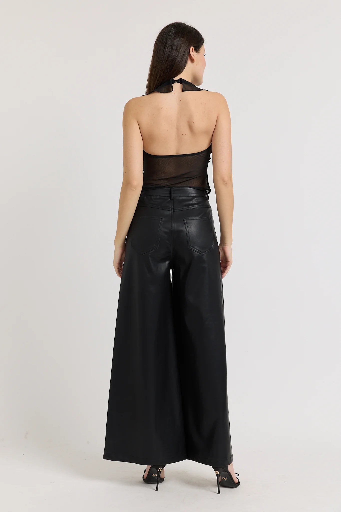 En Saison Aileen Faux Leather Pants