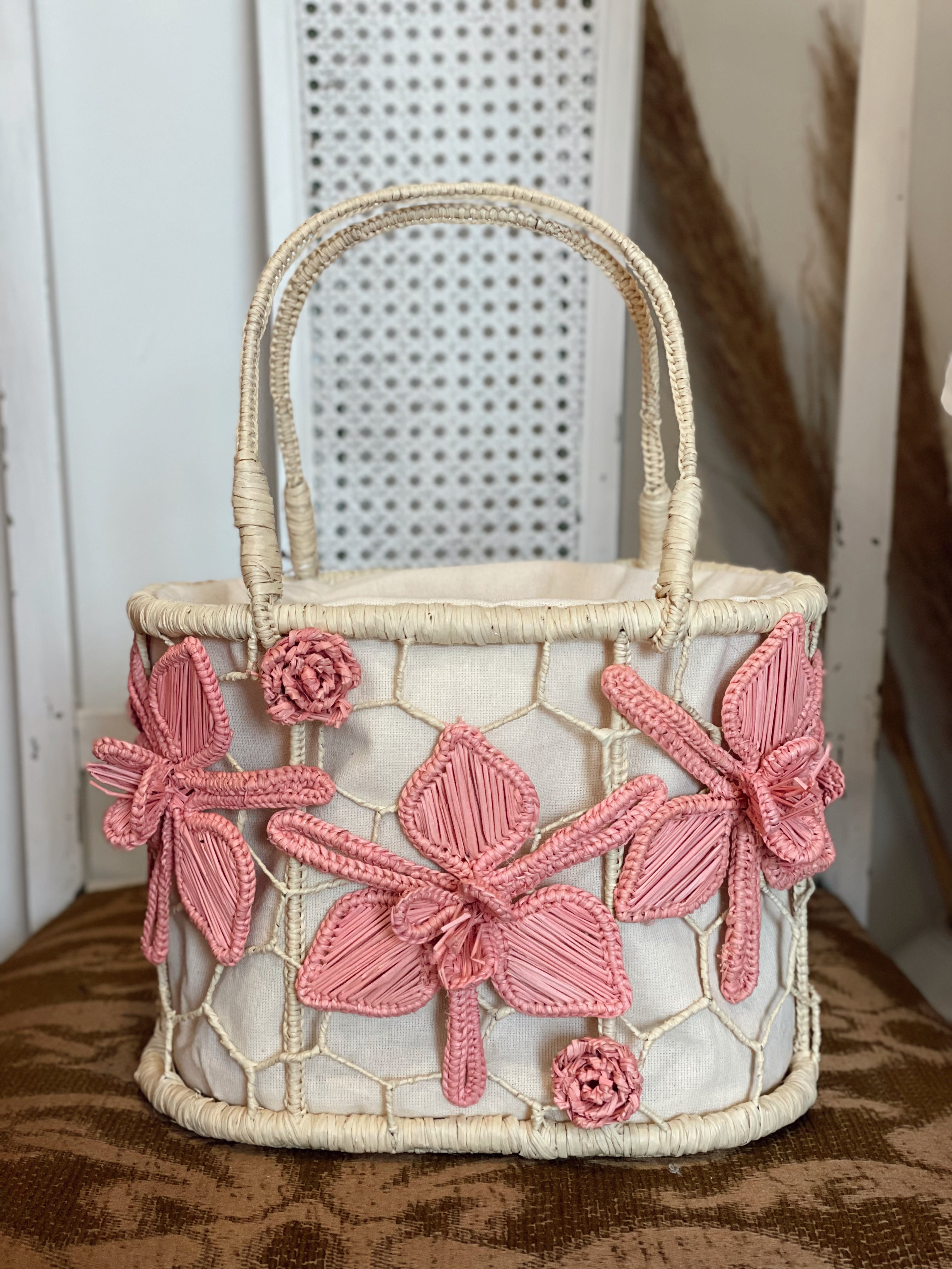 Anastasia Bag | Natural Pink