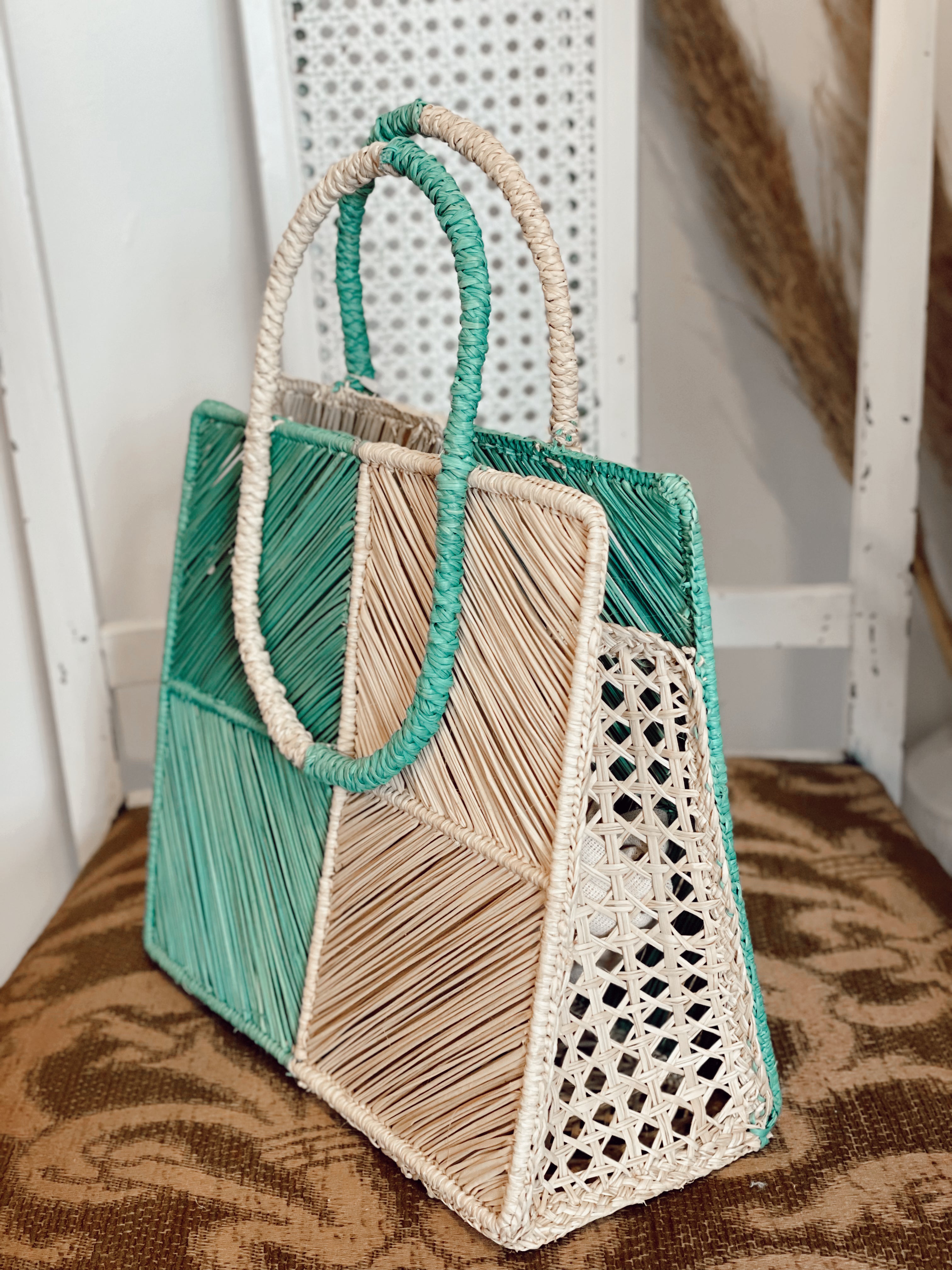 Cristina Bag | Aqua Natural