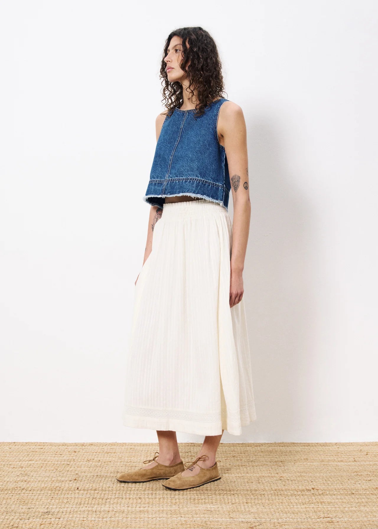 Akane Skirt | Creme