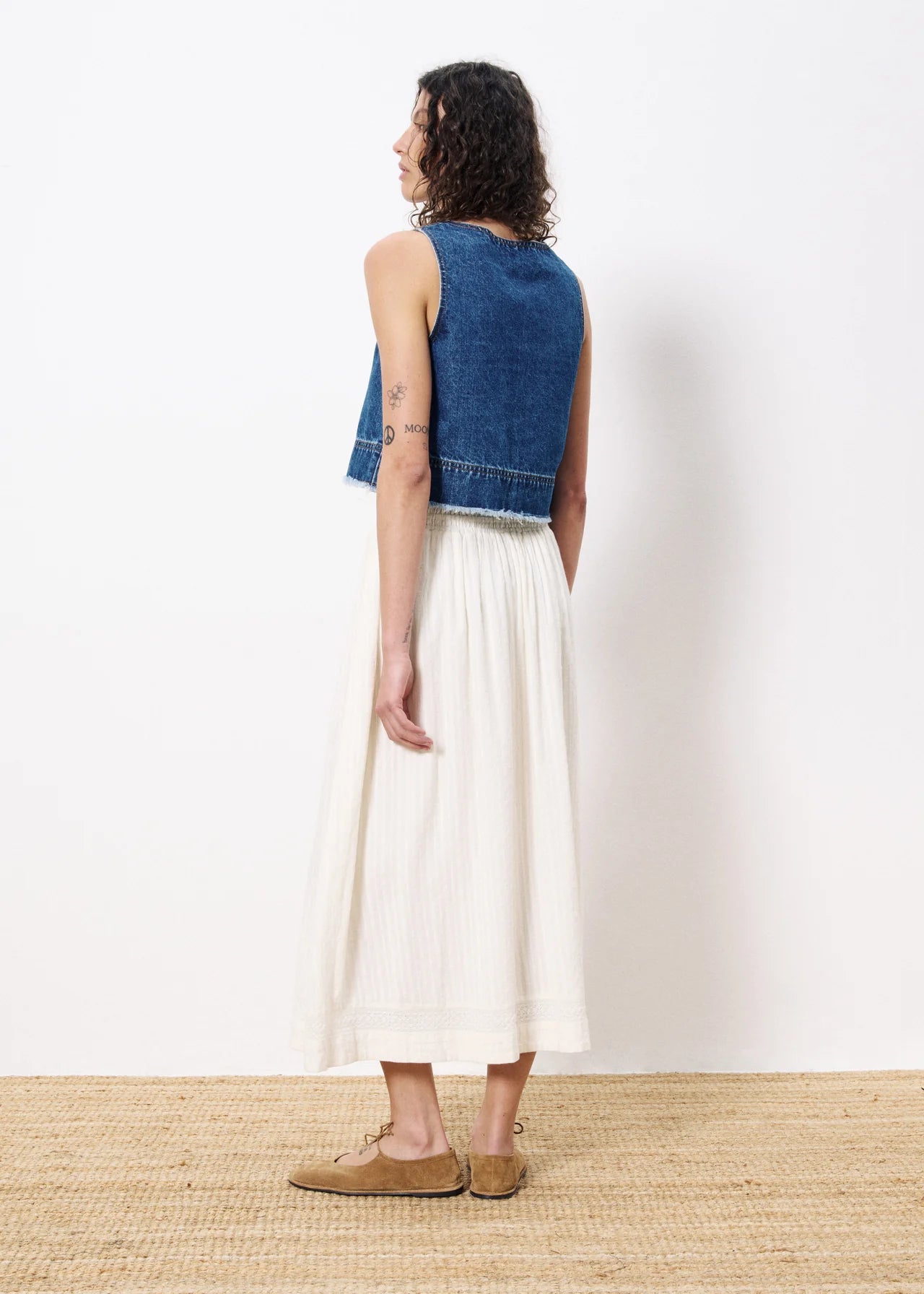 Akane Skirt | Creme