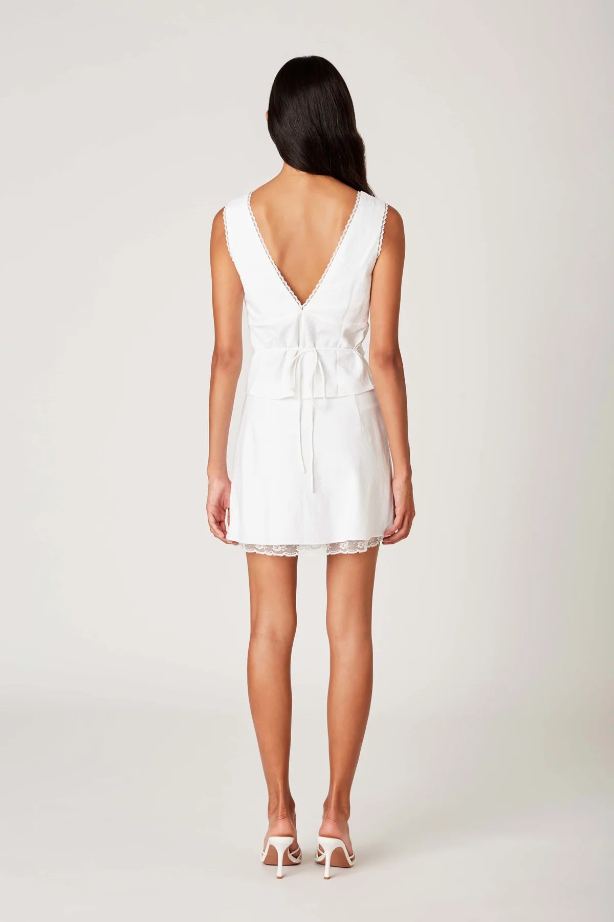 Nate White Skirt