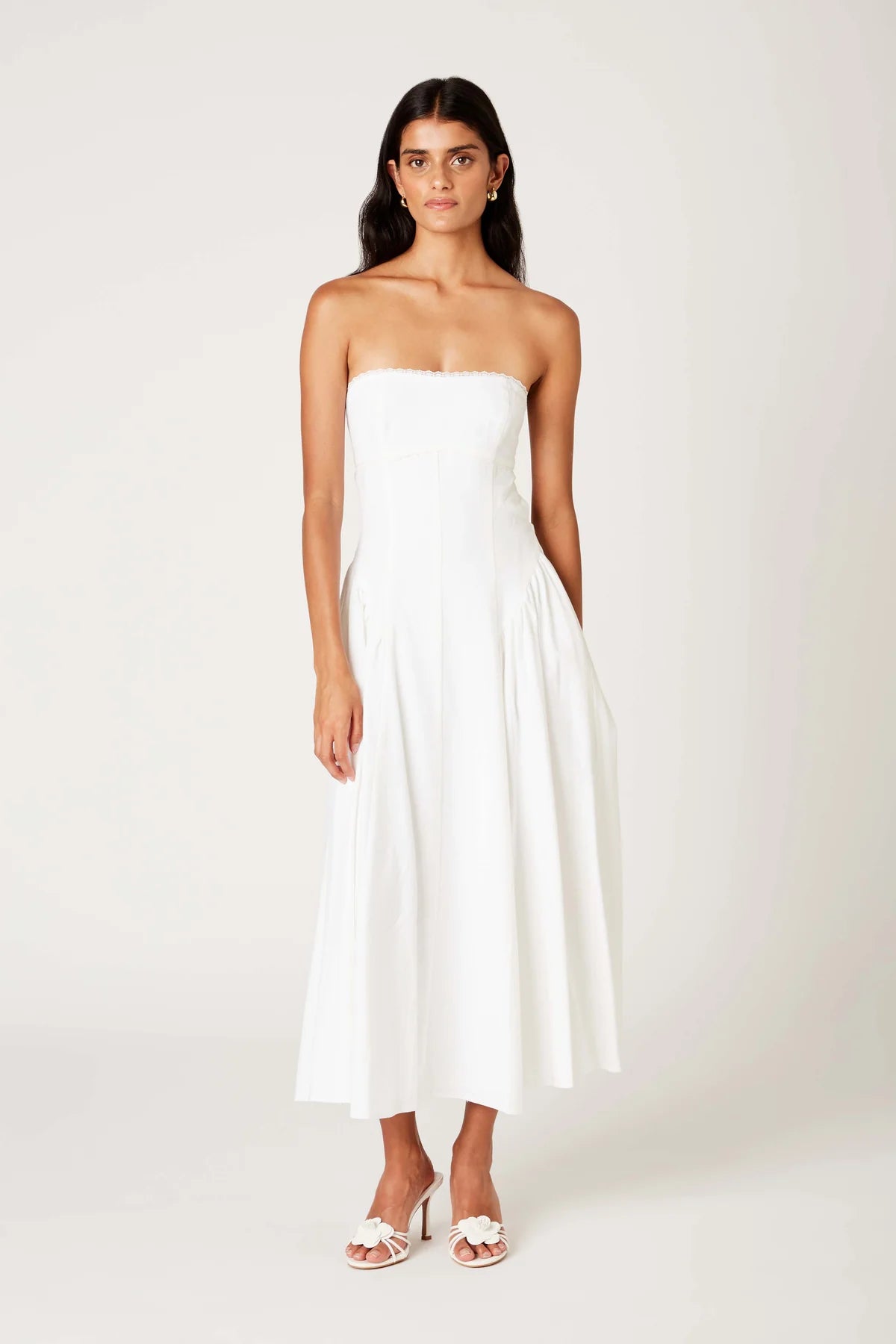 Anne White Dress