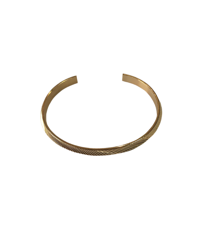 Mia 14K Gold Plated Cuff Bracelet | Stainless Steel
