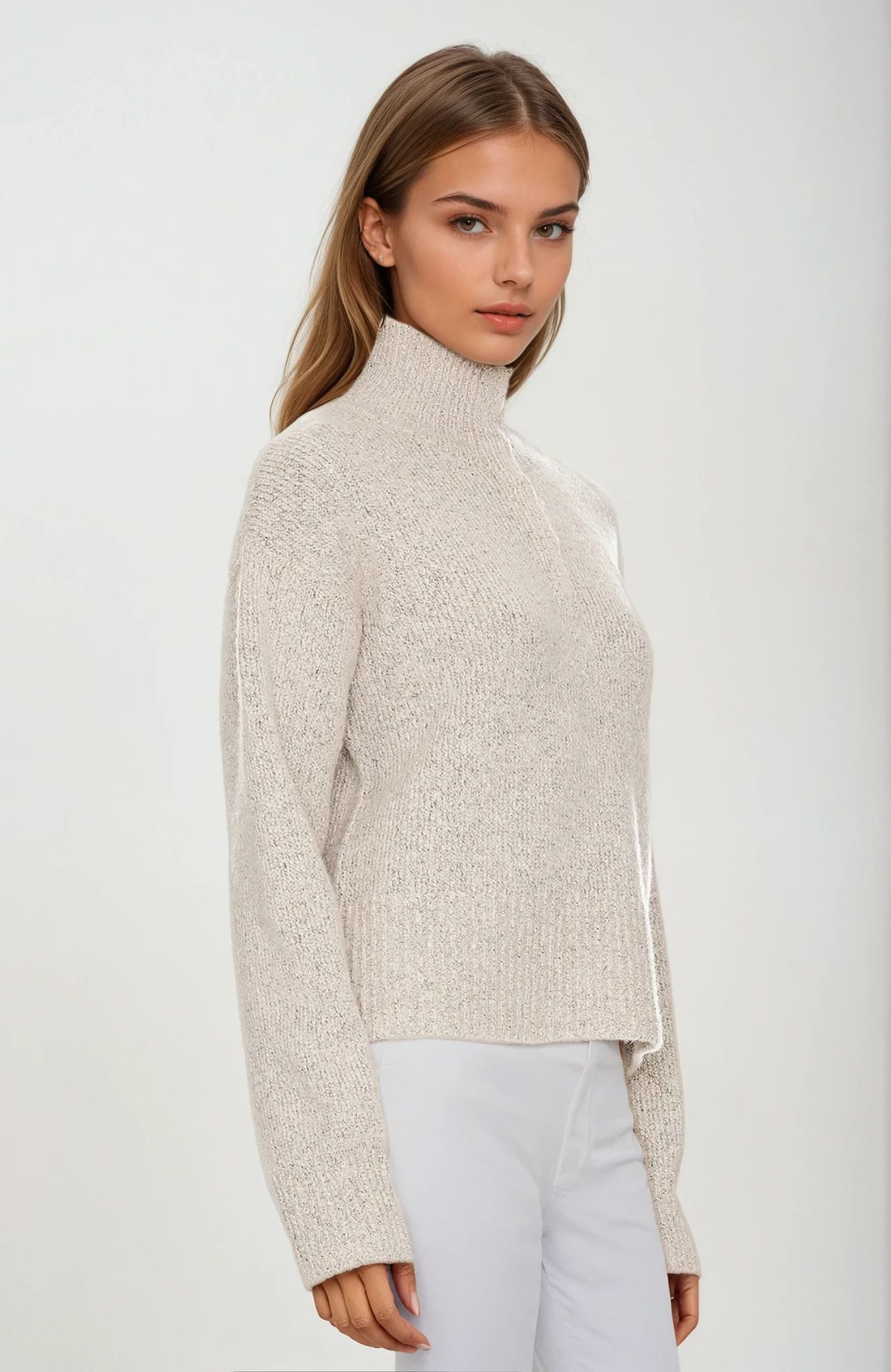 525 Boxy Snap Front Henley