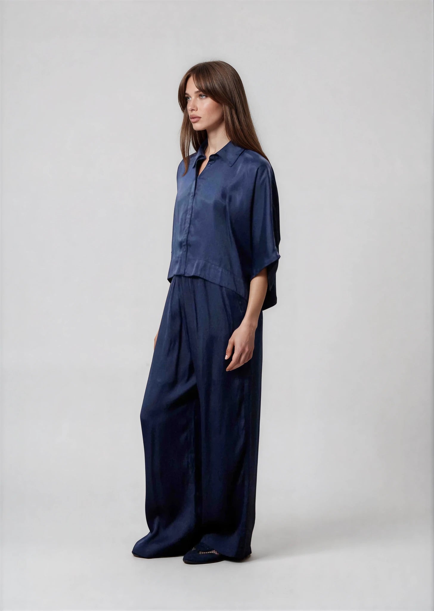 FRNCH PERVENCHE Shirt BLEU MARINE