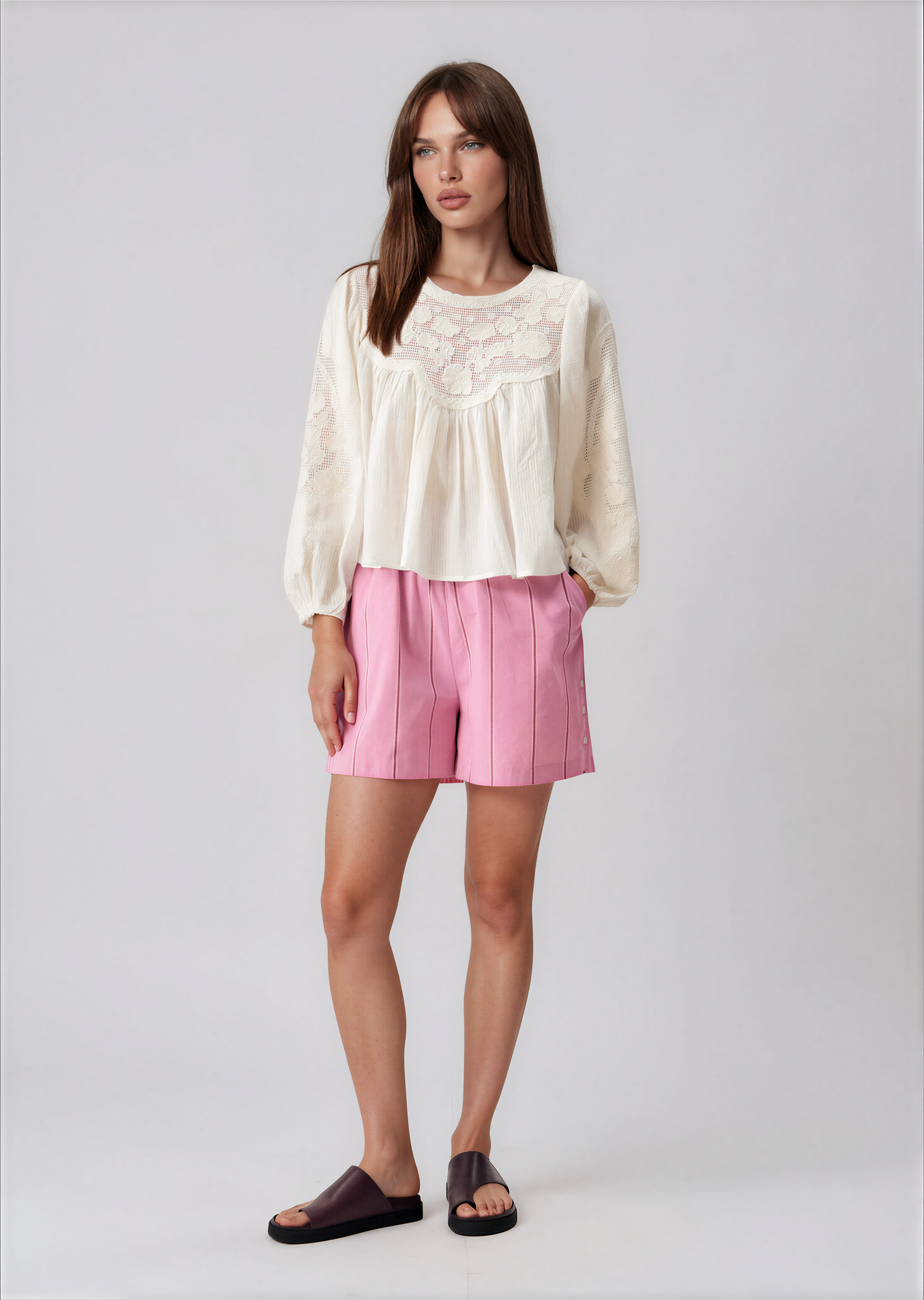 Acaste Cream Top
