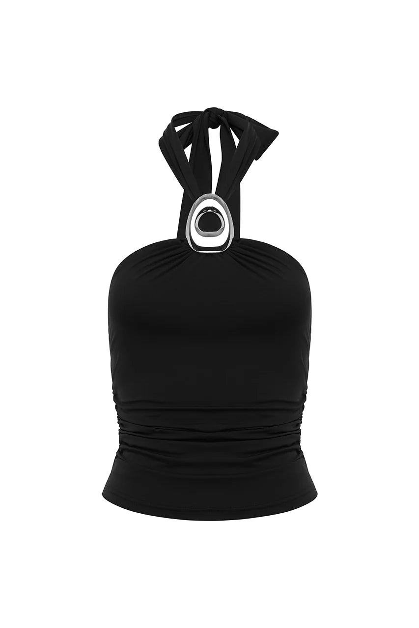 Indiana Keyhole Halter Top