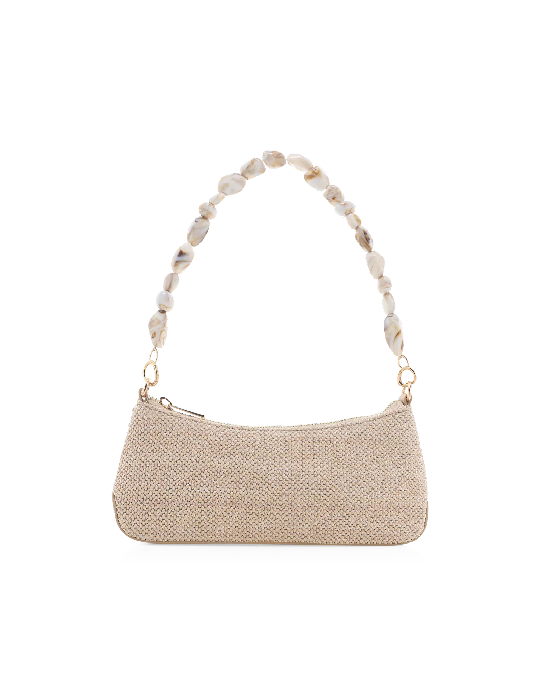 Billini Jamie Shoulder Bag Natural Raffia Bone