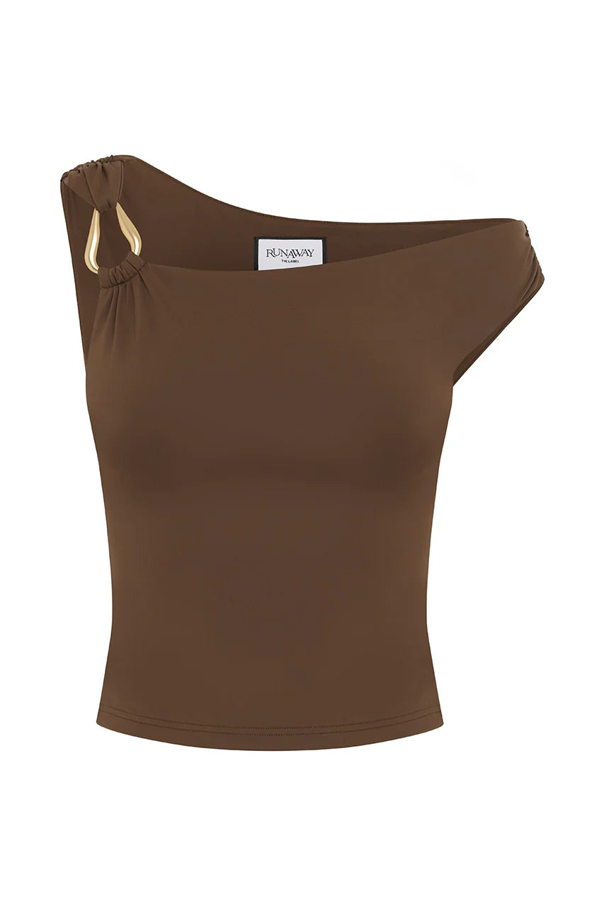 Jasmine Top Brown