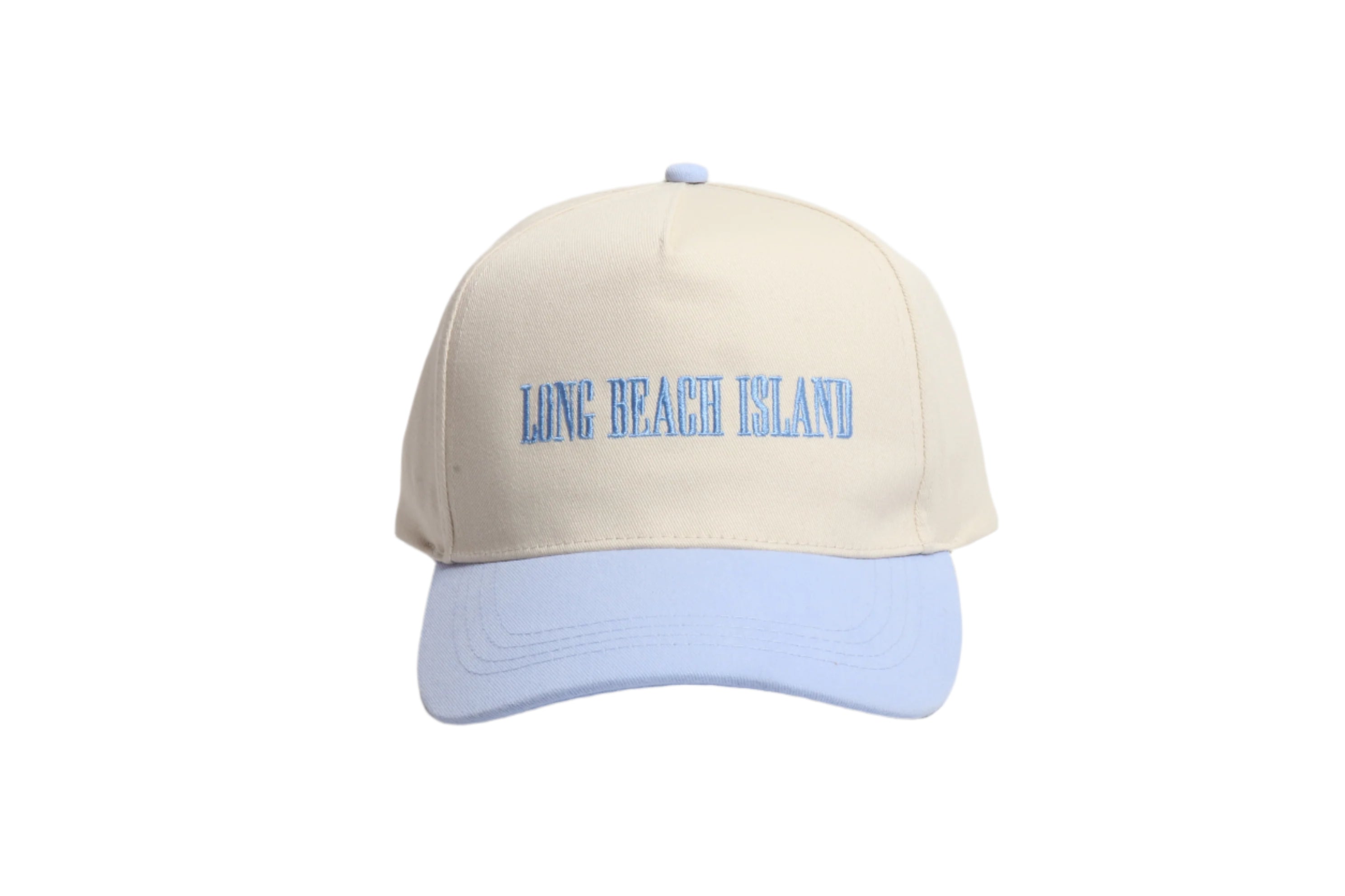 Long Beach Island Baseball Hat | Two Tone Light Blue
