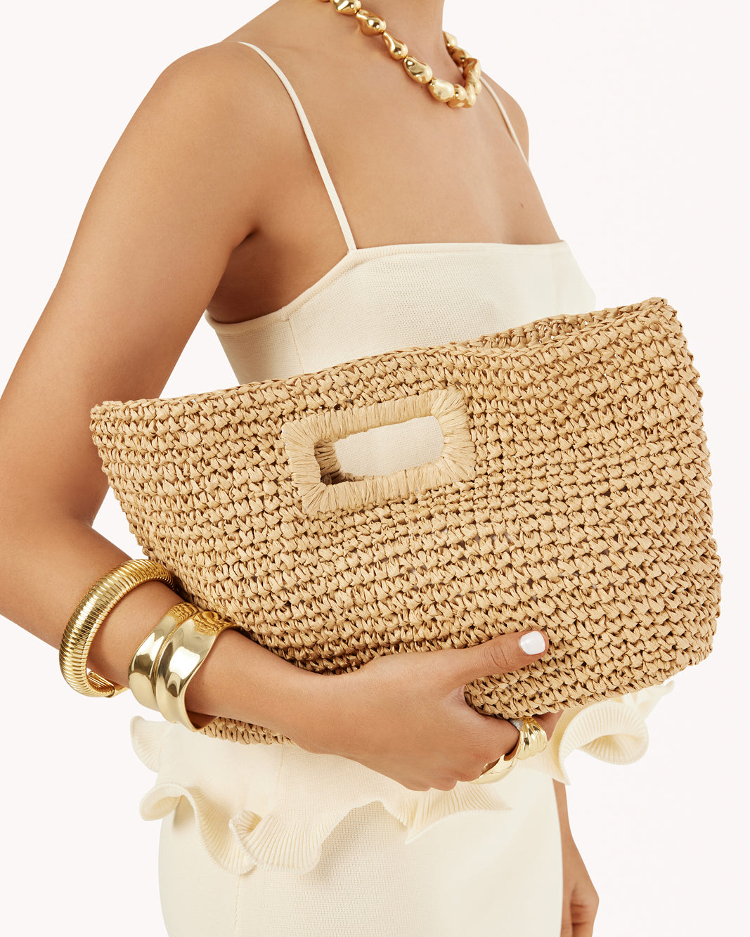 Billini Leah Raffia Bag