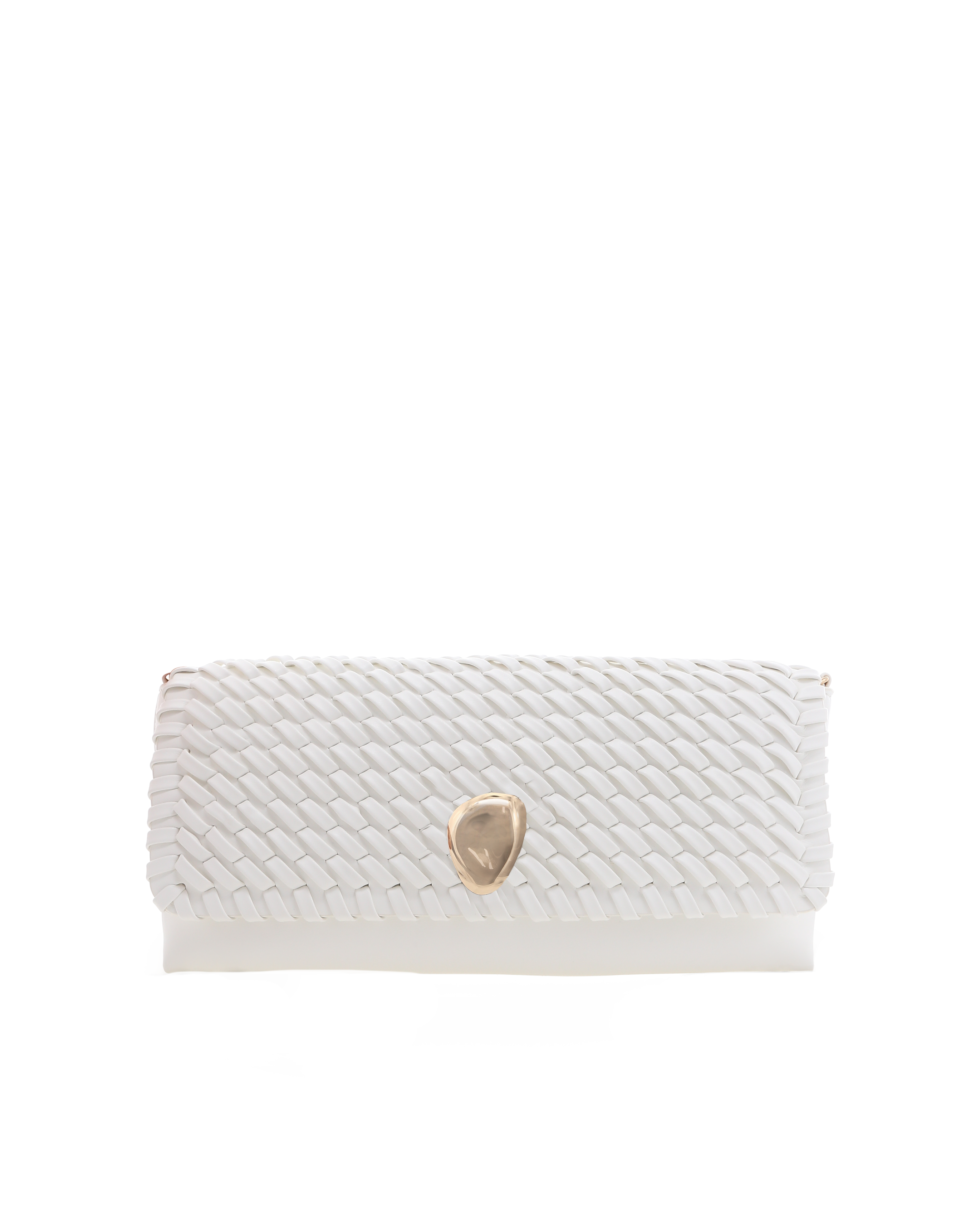 Billini Leilah Clutch Bag White for summer weddings
