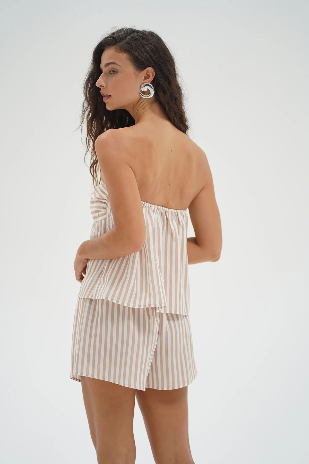LNA Clothing Cayman Shorts Sandbar Stripe