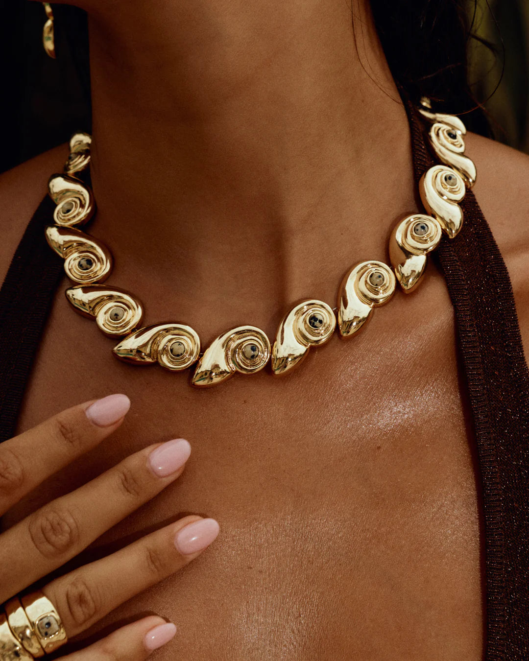 Palma Shell Statement Necklace