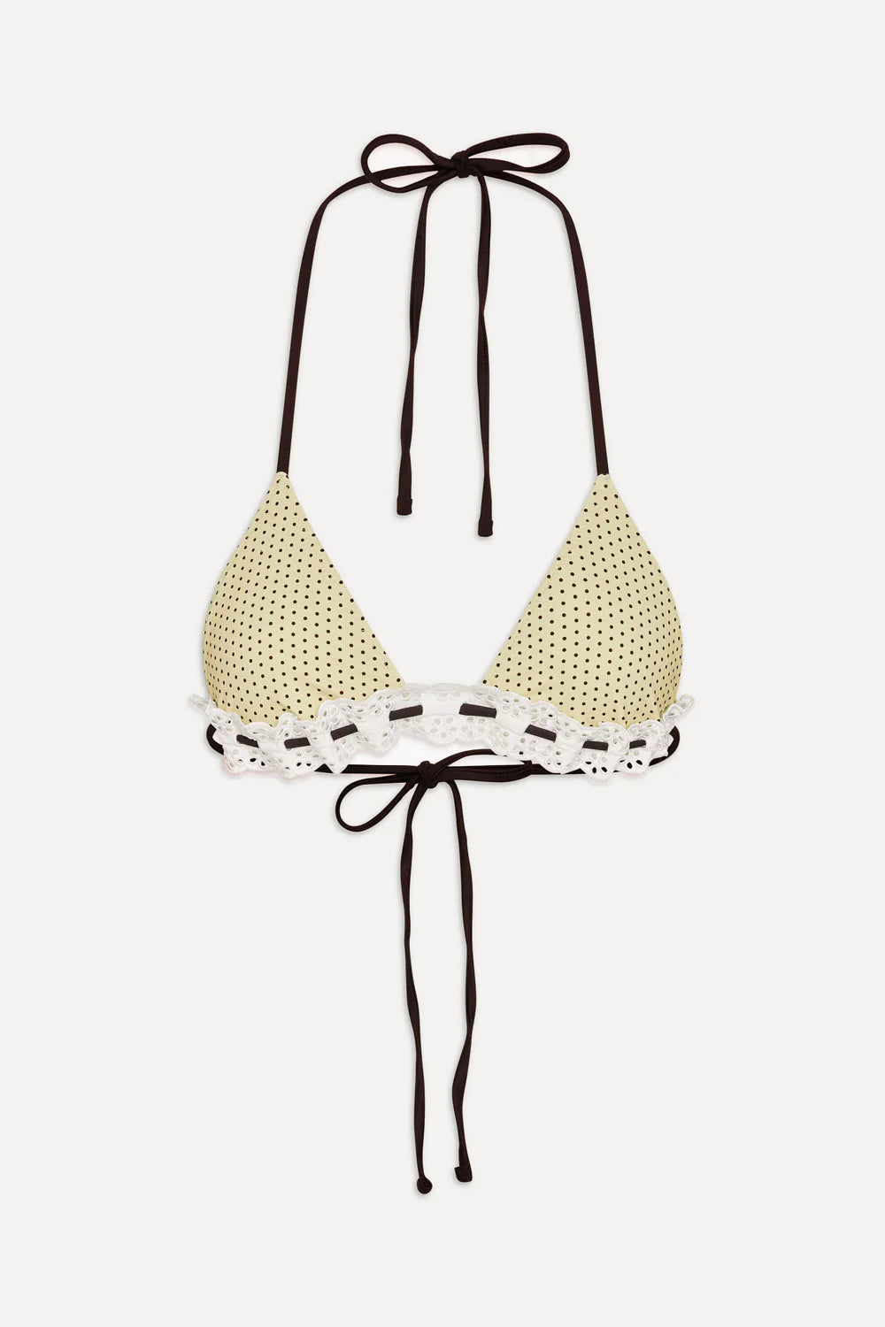 Lana Bikini Top | Lemon Dot