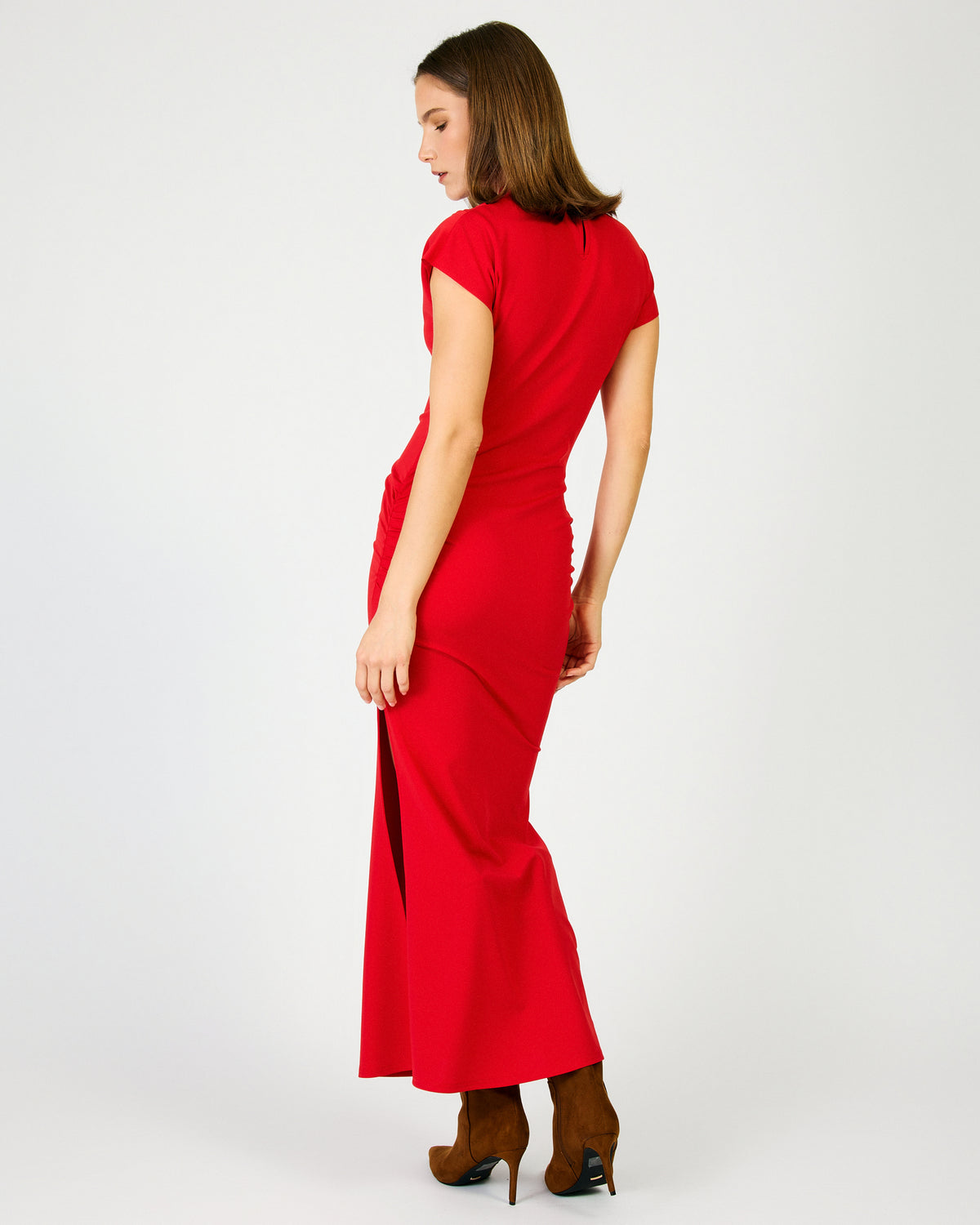Line & Dot Lennon Red Maxi Dress