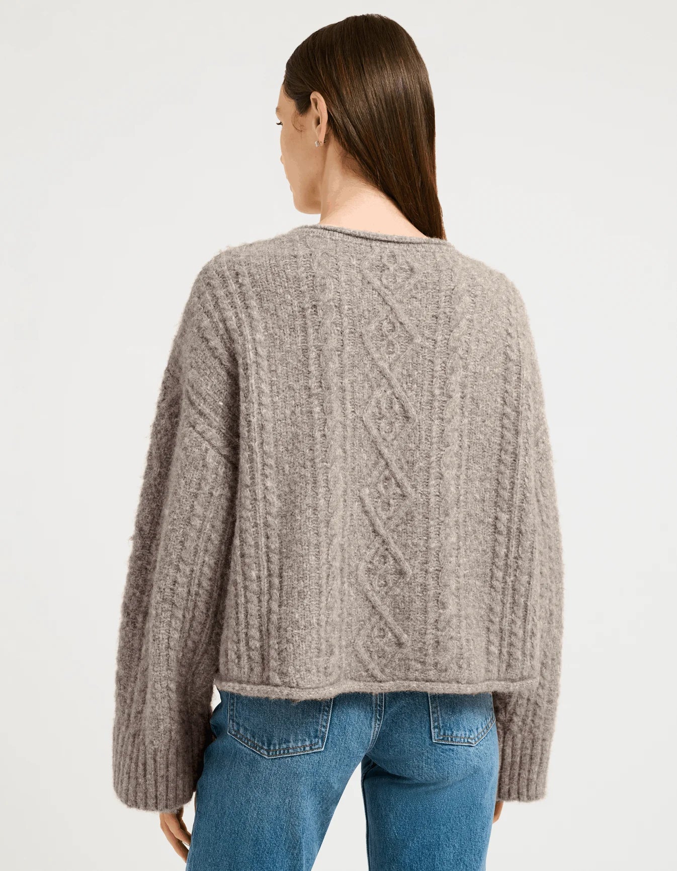 Rumored Lodge Sweater Portobello Beige | Sweaters | Coco Kimono