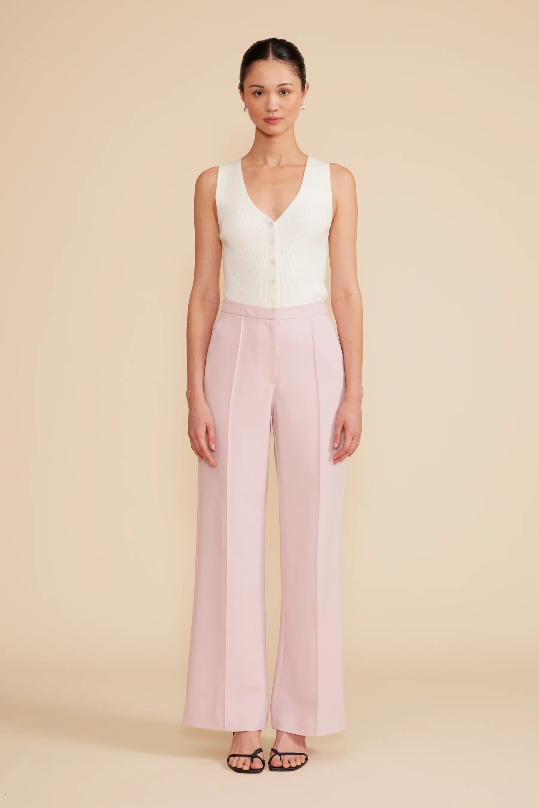 Eris Knit Vest | White