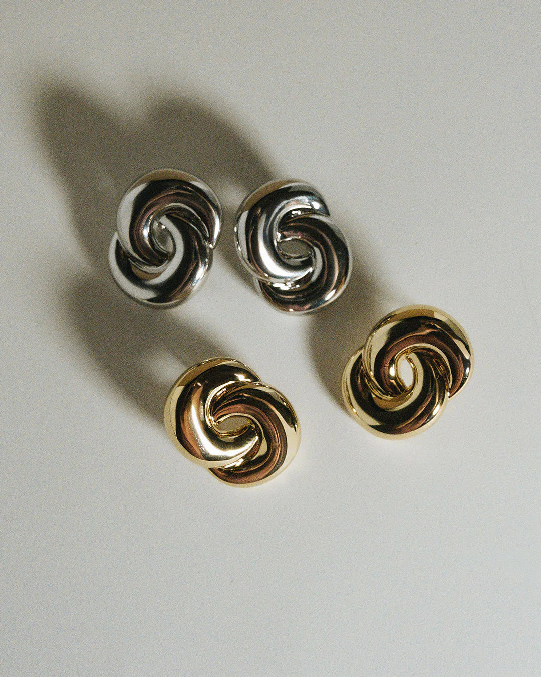 Solstice Knot Stud Earrings