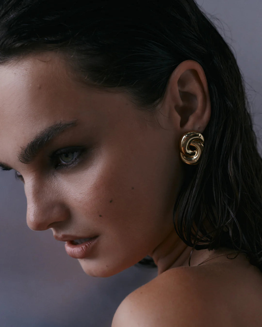 Solstice Knot Stud Earrings