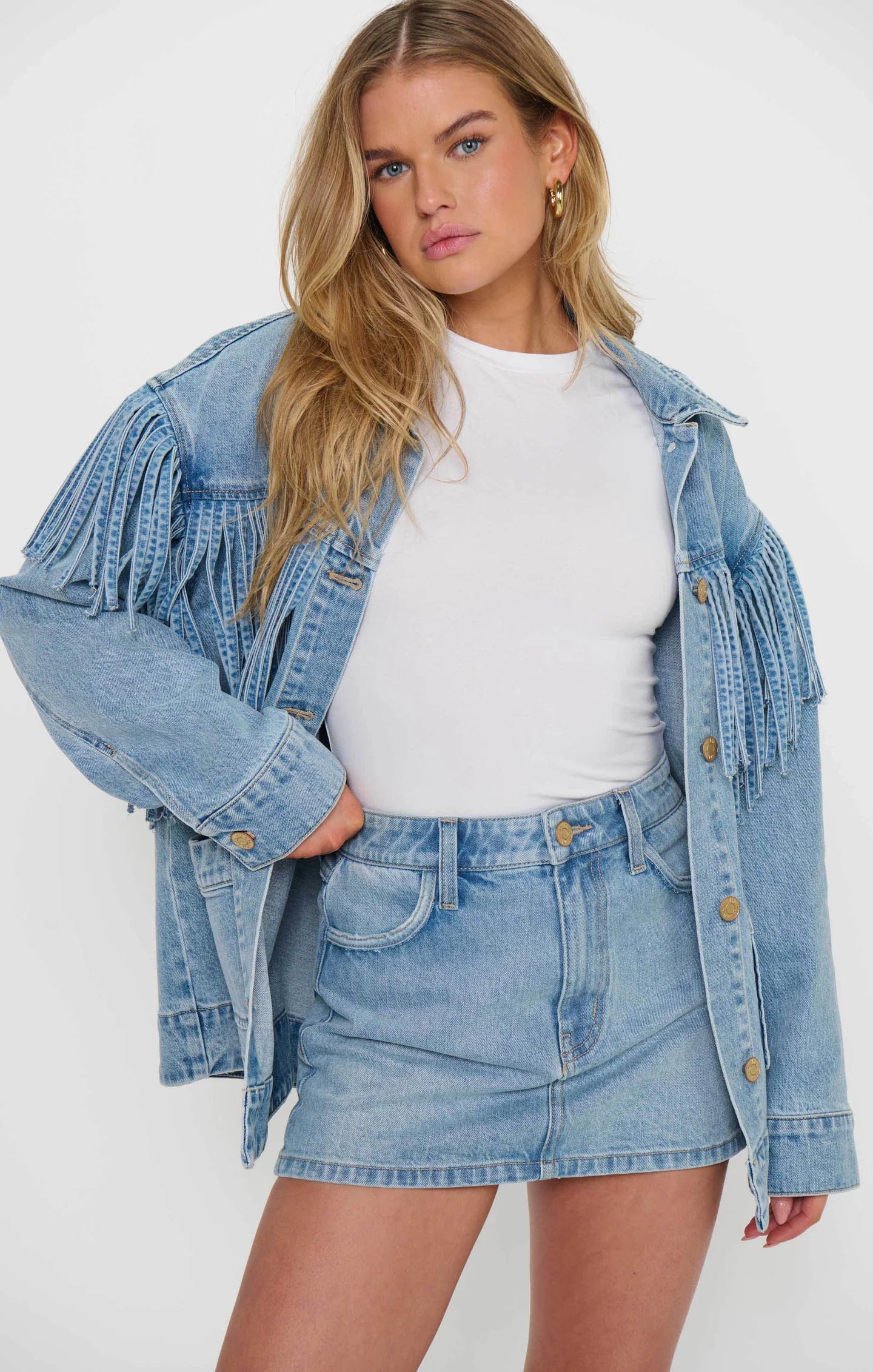 Show Me Your MuMu Ojai Fringe Jacket