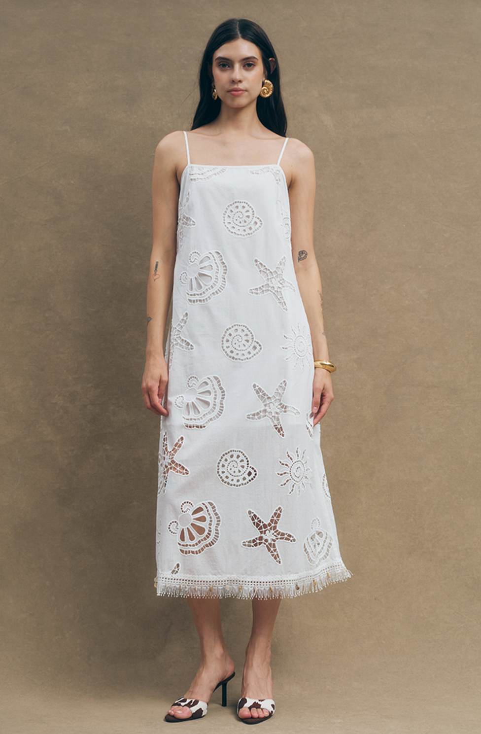 Maude Club Ciel White Dress | Maxi Dress | Coco Kimono