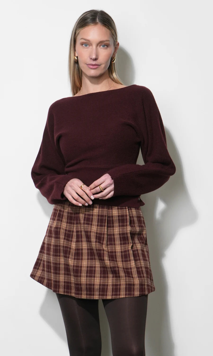 Geylin Miller Side Cinched Dolman Sweater