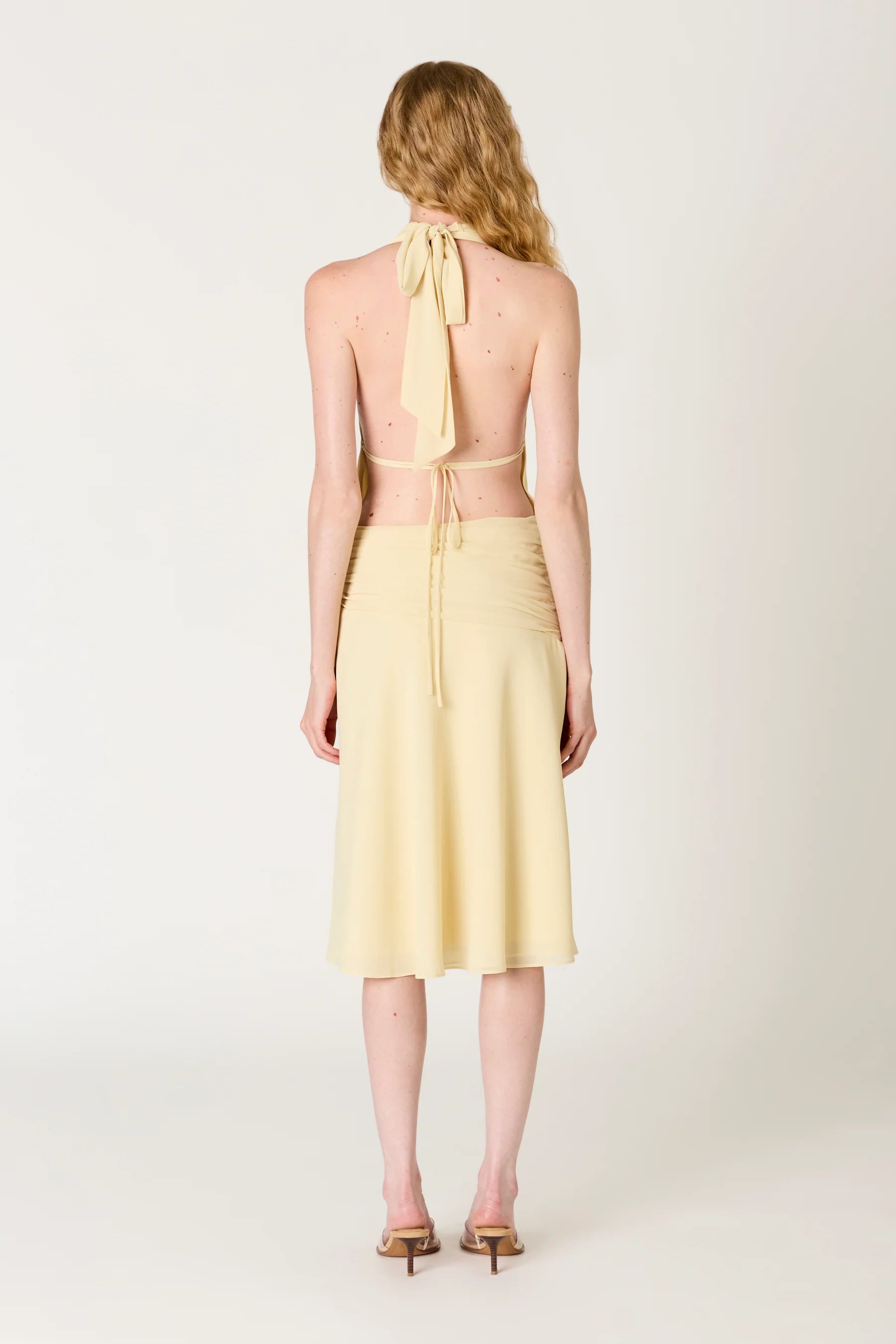 Back of NIA Ternura Limon Dress