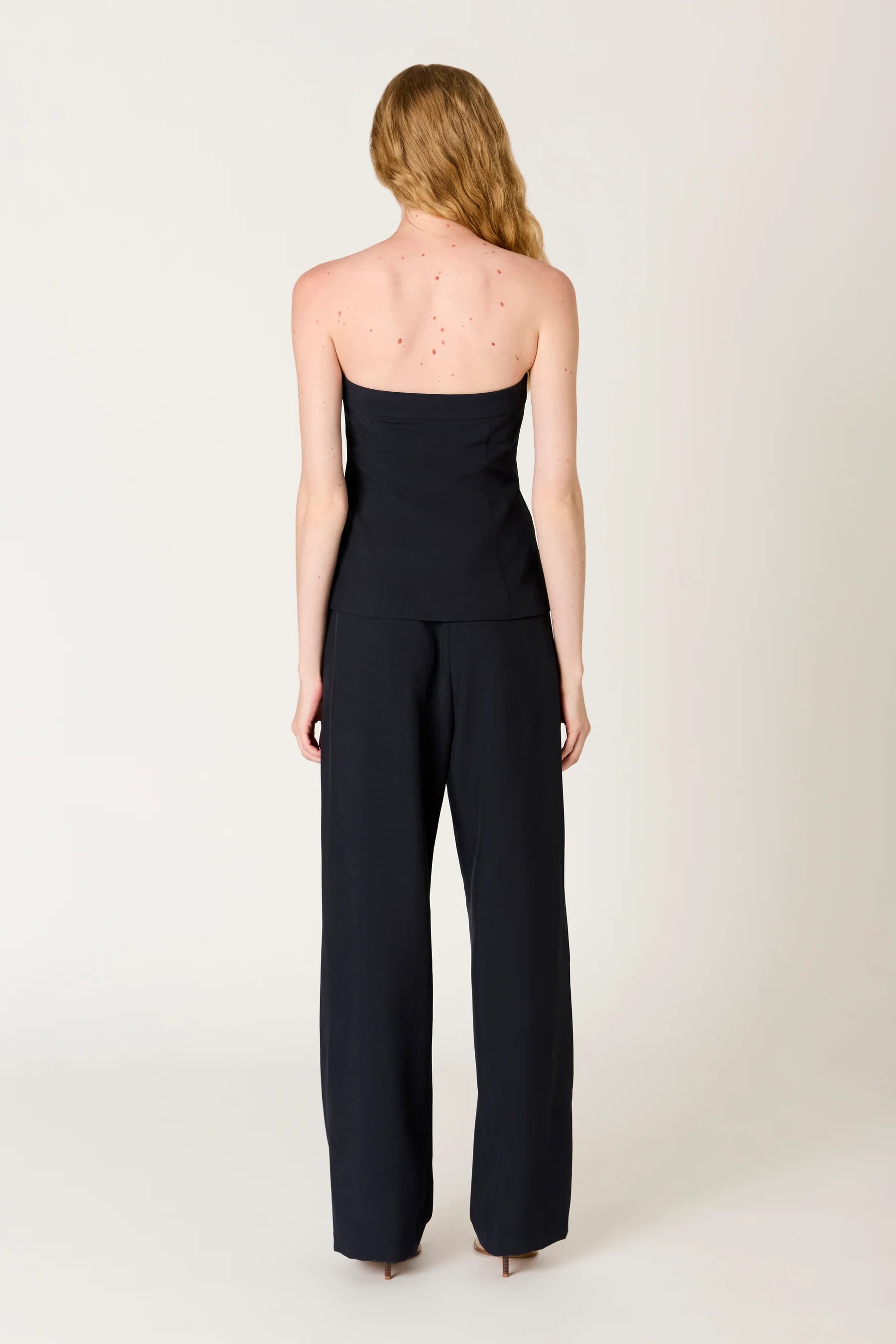 NIA Grainge Indigo Top Strapless Top